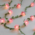 30 Cherry Blossom Decor Flower String Lights Vines with Fairy Lights Christmas, LED Copper with Remote Control Battery