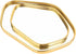 Perfum Trays,Gold Mirror Tray,Vanity Decorative Tray,Non Slip Stone-Shaped Perfume Organizer
