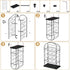 K Cups Holder, Coffee Pod Organizer for Coffee Bar, Home or Office Kitchen Counter (Capacity of 30 Pods, Black)
