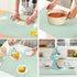 Countertop Silicone Pastry Mat, Non Slip Dough Mat with Measurements and Raised Edges, Food Grade Silicone Baking Mat