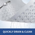 31"x 19" OTHWAY Non Slip Bathtub Mat, TPE Bath Mat for Tub with Drain Holes and Suction Cups, Anti-Slip Mats for Kids