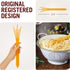 Fun Spaghetti-Shaped Plastic Spaghetti Spoon/Pasta Fork from a Series of Pasta-Inspired Kitchen Gadgets | Cool Pasta