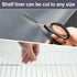 Kathfly Wire Shelf Liner, Waterproof Non-Adhesive Covers for Refrigerator Pantry, 10 Feet Roll (16 Inch Wide)