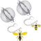 YOIYINI Stainless Steel Mesh Tea Infuser, 2.1 inch Tea Ball with Honey Bee