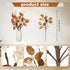 Thiccywoov 6 Pack Artificial Fall Berry Stems Fall Floral Picks for Floral Arrangements for Autumn Thanksgiving Home