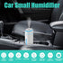 Small Humidifiers for Bedroom Nightstand Room 400ML USB Humidifer Plant Cool Mist Humidifier Easy Clean Travel Mini Portable Personal Desk Car Quiet Auto Shut-off Air Humidifier with Led Lights by HOFULK