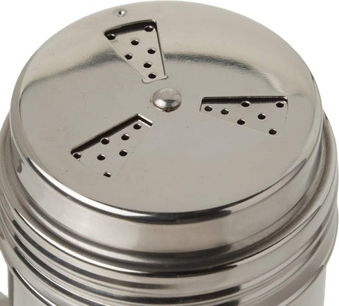 Tablecraft 10 oz Silver Stainless Steel Dry Rub Shaker with Handle