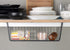 Under Shelf Basket, 6PCS Hanging Storage Baskets for Pantry, Cupboard, Laundry Room, Space Saving Organizer, Black
