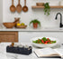 Set 2 CubesLand Scalloped Edge Decor Baskets for Home, Living Room, Toilet Paper Storage Basket for Over Toilet Shelf