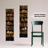 2 Pack 52" 13" PLIGREAT Vintage Bookshelf Wall Hangings, Classic Library Tapestry with Tassels Vertical Cats Wall