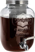 Cold Brew Pitcher, 1 Gallon Iced Coffee Maker, Cold Brew Mason Jar with Thick Glass Carafe and Stainless Steel Filter