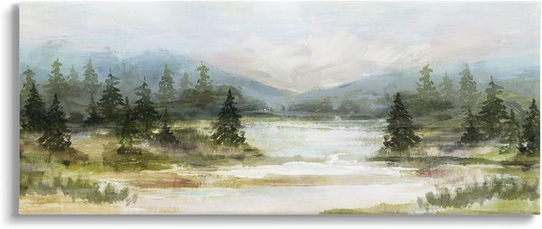 Vast Country Landscape Canvas Wall Art, Rural Mountains Design by Nina Blue, Stupell Industries