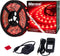 20ft 12V 360 LED Red Strip Light - Flexible Cuttable Non-Waterproof for Indoor Party Decoration