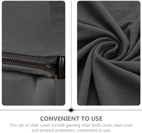 Beavorty Secret Lab Chair Cover Set for Computer Game Dining Room, Removable Washable Kitchen Chair Covers
