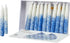 Rite Lite Blue & White Shabbat Candles – Premium 12 Pack Traditional Dinner Table Candles with Gift Box