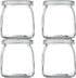 Thymart 5.3oz / 7 OZ Mini Glass Jar with Lid for Pudding,