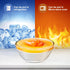 Small Pyrex Prep Mixing Bowls, 2.3x1.1 Inch - Stackable Glass Serving Bowls for Kitchen Prep, Dessert, Dips