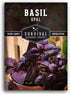 Opal Basil Seeds for Planting - Dark Opal Basil with Purple Leaves