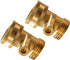 Xiny Tool Heavy Duty Brass Garden Hose Shut Off Valve, 3/4 Inch Solid Brass with 4 Extra Rubber Washers