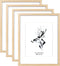 Yaetm 11x14 Wood Picture Frame with Mat for 8x10 Set of 4,