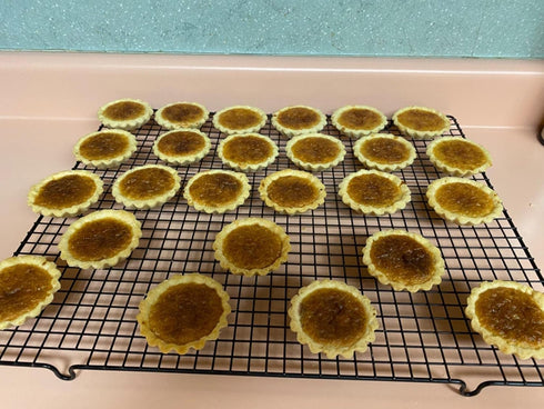 Egg Tart Molds, 12PCS Mini Carbon Steel Non-Stick Tart Pans for Baking (3 Inch)