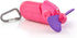 O2COOL FMS0003 Personal Mini Fan-Portable Battery Operated Handheld Cooling Accessory with Fine Mist Spray for Outdoor, Beach, Camping-Convenient Carabiner Clip (2 Pack Raspberry)