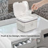 94 OZ/2.8L Tlence Laundry Pods Container, One-Press Lid Laundry Powder Holder Dispenser, Clear PET Detergent Sheet