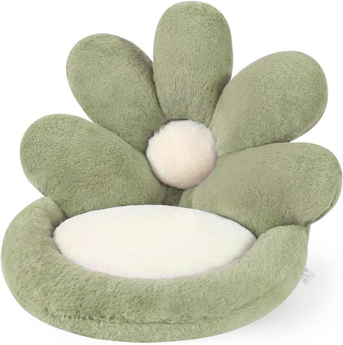 1Pcs 20*20in Flower Shape Seat Cushion - Non-Slip Cute Chair Pad with