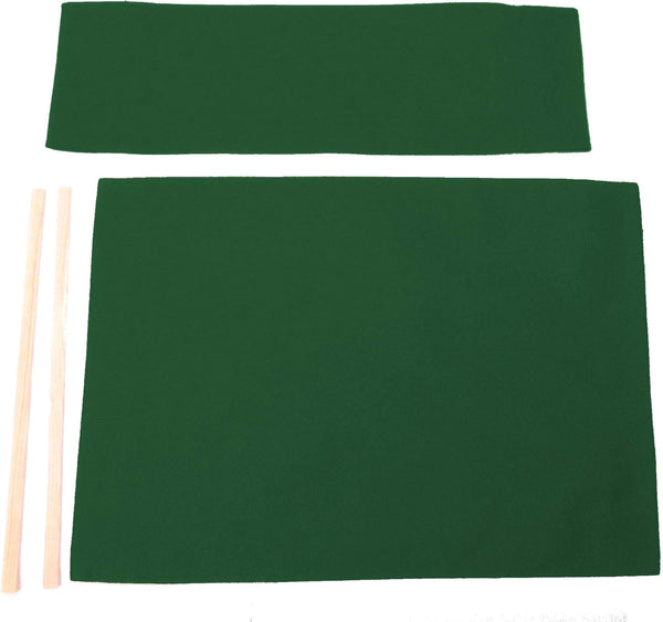 Everywhere Chair Replacement Cover Canvas for Director's Chair (Flat Stick) - Hunter Green