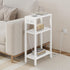 TB01BW079 TUTOTAK Narrow Side Table with Charging Station,Small End Table with USB Ports and Outlets, Skinny Sofa