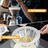 200 Mesh Filter, 75 Micron Strainer for Cooking Oil, Milk, Juice, Wine, Cheese, and Grease