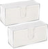 Whdiystella 2Pcs Acrylic Paper Towel Dispenser, Paper Towel Holder Countertop Clear Multi Trifold