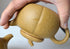 Teapot 8oz Chinese Clay Zisha Tea Pots, Yellow Zini Eggplant for Loose Tea Coffee