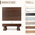 Counter EOSAHR Decorative Display Risers for Farmhouse Decor - Acacia Wood Risers Display Stands for Bathroom Organizer