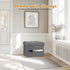 43L 300lbs, 17x13x13in, Storage Ottoman with Extra Thick Foam Padded Seat, Foldable Foot Rest Stool with Linen Fabric