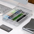 TQVAI Silverware Organizer, 5 Slots Non-Slip Mesh Kitchen Drawer Organizer, Metal Cutlery Holder