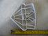 DETAILED CIRCUS TENT COOKIE CUTTER - White Plastic, Hand Wash Only, Made in USA