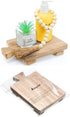 Counter Honeydak Wood Pedestal Riser Tray Soap Dispenser Stand for Kitchen Sink Wooden Holder for Bottles Plant Makeup