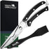 Heavy Duty Stainless Steel Poultry Shears for Bone, Chicken, Meat, Fish, Seafood, Premium Spring Loaded Scissors