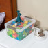 Citylife 4 Packs Small Storage Bins with Lids, 3.2 QT Plastic Containers for Organizing Stackable Clear Storage Boxes