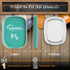 Turquoise Spoon Rest for Stove Top, DAYYET Teal Ceramic Large Holder, Heat-Resistant Cooking Utensil Rest for Kitchen
