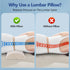 Cozyhealth 3.15"H*23.6"L - - Soft Lumbar Pillow for Sleeping, Memory Foam Back Lumbar Support Cushion for Lower Back