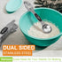Magnetic Measuring Spoons Set - Wildone Stainless Steel Double Sided Set of 7 Black for Dry & Liquid Ingredients
