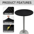 24 Inch Small Round Fitted Table Cover Cocktail Table Topper Cap Elastic Tablecloth Stretch Spandex Tables Cloth