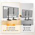 TAVR Furniture 24-80 inch 150 lbs, 800x500mm, Universal TV Stand Mount for Flat or Curved TVs, Height Adjustable TV