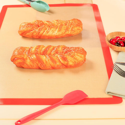 Silicone Baking Mats for Full Size Sheet Pan, Non-Stick Baking Sheet Liners for Cookies, Pastries, Chicken