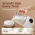4-in-1 13.52oz Casimhu Milk Frother, Electric Milk Frother and Steamer with LED Touch Screen, Ceramic Lining Bottom