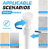 2 Pcs Spring Tension Rod, Adjustable 17-28 Inches, No Drilling Small Tension Rod for Windows and Lockers