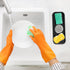 Zulay Kitchen Silicone Sponge Holder (9x3.5) for Kitchen Sink - Flexible Soap Tray Organizer for Bathroom, Makeup,