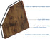 Set 3, Trwcrt Corner Shelf Wall Mounted of Floating Wall Shelves Rustic Wooden Storage Shelves for Bedroom, Bathroom